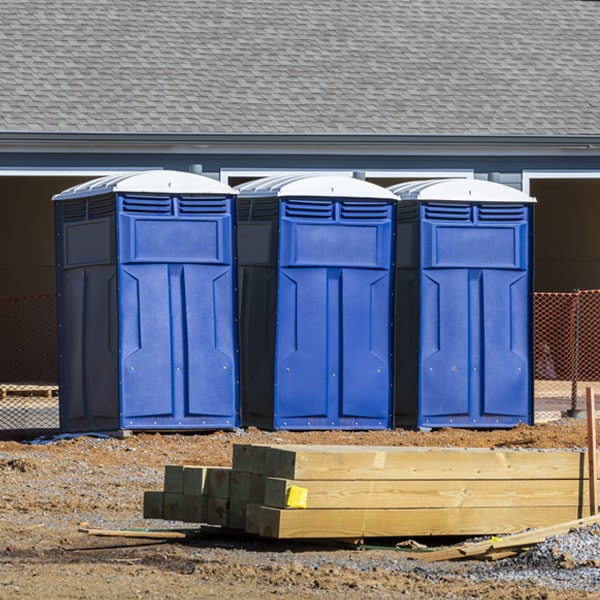 is there a specific order in which to place multiple portable restrooms in Benson PA